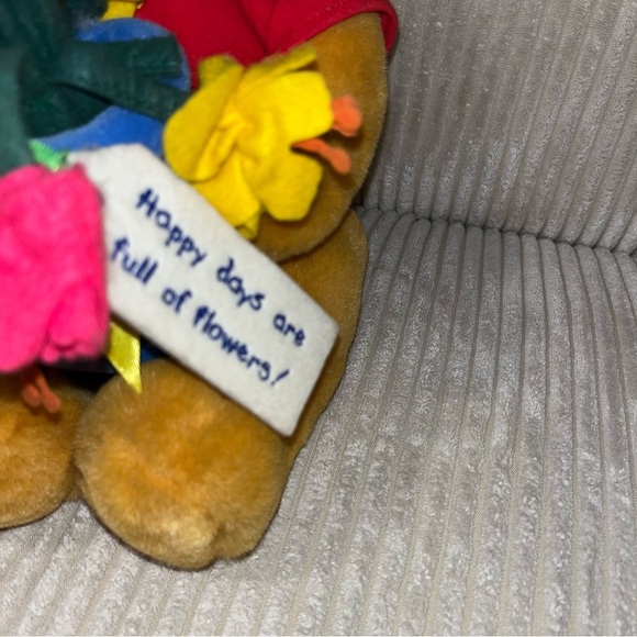 Disney Winnie the Pooh 16" Pooh With Flowers In Hunny Pot Plush - Picture 2 of 6